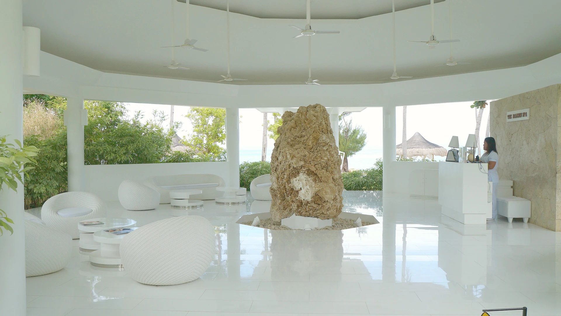 Balesin Island Club — lobby view.