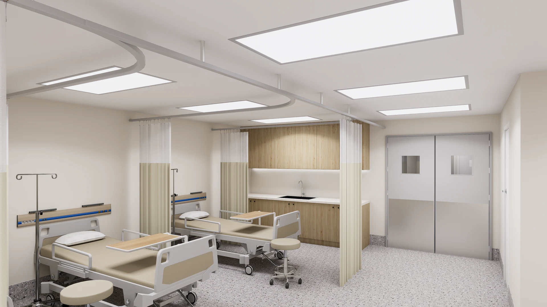 Leiroj Kitlang Memorial Health Center — emergency room view.