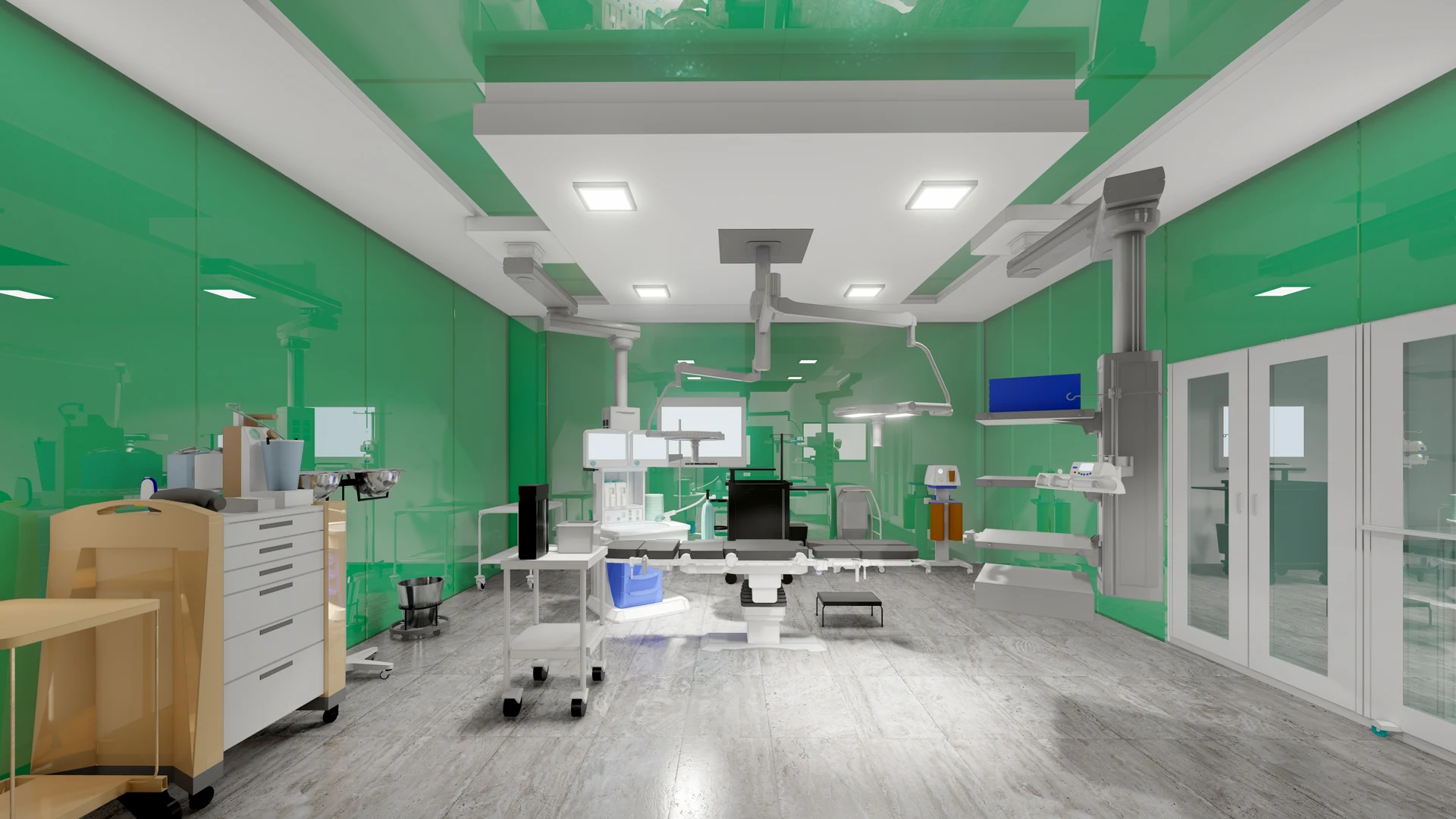 Proposed Navotas Hospital — operating room view.