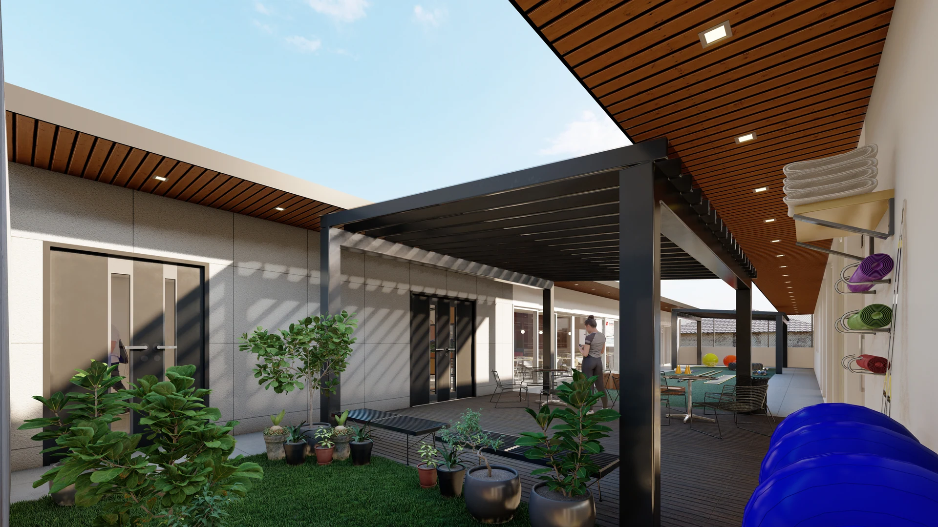 TPJ MANILA — terrace view.